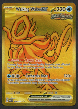 Walking Wake ex 178/131 Hyper Rare Pokemon TCG: Prismatic Evolutions LP+ - Image 1