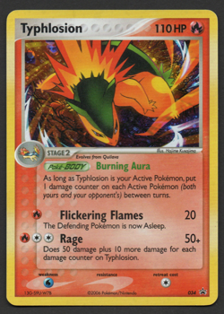 Typhlosion 034 Holo Promo Pokemon TCG: Nintendo Black Star Promo DMG - Image 1