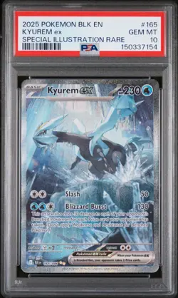 PSA 10 Kyurem Ex #165 Pokemon Black Bolt 250001 - Image 1