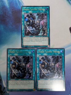 YuGiOh! Triple Tactics Thrust CH01-EN030 Ultra Rare x3 PLAYSET 1st Ed* - Image 1