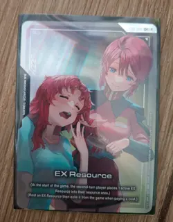 Gundam Card Game Starter DECK ST09 - EXR - 002 C+ Ex Resource Card Near Mint - Image 1