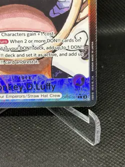 Monkey D. Luffy (Alt Art) OP09-061 L Emperors in the New World ONE PIECE TCG - Image 2