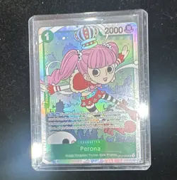 One Piece CCG Perona OP12-034 Foil Super Rare Legacy of Master EN 2000 Nakamaru - Image 1