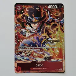 One Piece TCG Sabo P-044 (Championship 2024 Event Pack) Promo (a) - Image 1