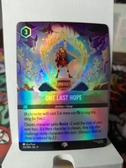 Disney Lorcana Fabled One Last Hope (Epic) Foil - Near Mint - Image 1