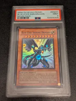2004 Yu-Gi-Oh Blue-Eyes Shining Dragon PSA 9 Mint Movie Promo MOV-EN001 Limited - Image 1