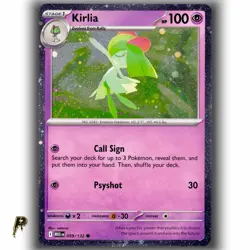 Pokemon Mega Evolution Cosmos Holo Kirlia 059/132 Promo Card NM - Image 1