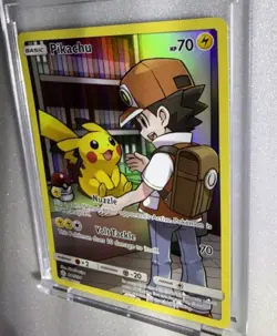 Pikachu 241/236 Sm-Cosmic Eclipse Secret Rare Full Art Holo Pokemon TCG - Image 2