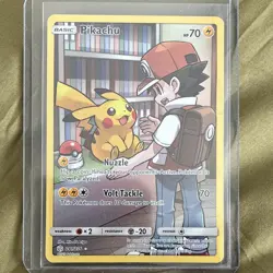 Pokemon TCG Pikachu Full Art Holo Secret Rare 241/236 SM Cosmic Eclipse 2019 - Image 1