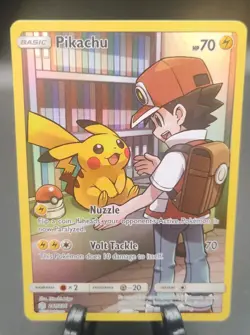 Pokemon TCG Pikachu Secret Rare Full Art Holo 241/236 SM-Cosmic Eclipse - Image 1