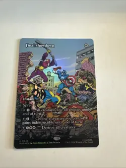 Final Showdown (Borderless) Marvel Universe Eternal-Legal Foil - Image 1