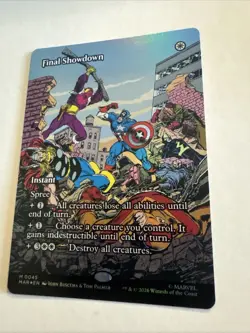 Final Showdown (Borderless) Marvel Universe Eternal-Legal Foil - Image 2