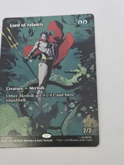 MTG Marvel Super Heroes - Lord of Atlantis (Borderless) -0056 Non Foil - Image 3