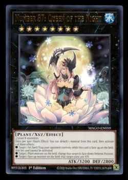 Yugioh Number 87: Queen of the Night #MAGO-EN059 Maximum Gold LP - Image 1