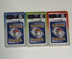 Pokemon Starter Set Legendary Collection Reverse Holo Rare 2002 Sequential PSA 1 - Image 2