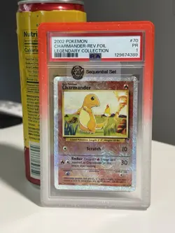 Pokemon Starter Set Legendary Collection Reverse Holo Rare 2002 Sequential PSA 1 - Image 3