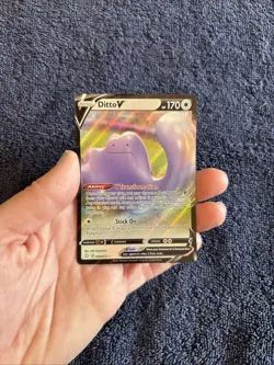 Pokemon TCG Ditto V Shining Fates 050/072 Holo Ultra Rare |NM| - Image 5