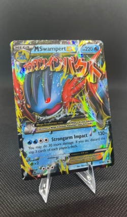 The Pokemon Company Pokemon TCG M Swampert EX XY87 Promo Mega EX Holo Eng HP - Image 1