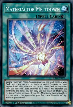 Materiactor Meltdown - Super Rare 1st Edition SUDA-EN059 - NM - YuGiOh - Image 1