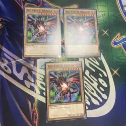 Yugioh! Red-Eyes B. Dragon x3 LDK2-ENJ01 Playset NEW Unlimited NM/M - Image 1