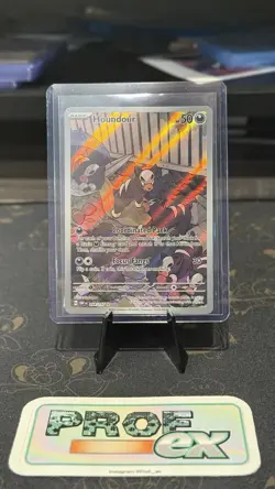 Pokemon TCG Scarlet and Violet Obsidian Flames Houndour Holo Card 204/197 - Image 3