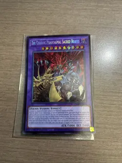 The Chaotic Phantasmal Sacred Beasts Secret Rare CORI Yugioh 1st Ed - Image 1