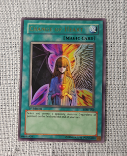 Yugioh Change of Heart 1st Edition MRD-060 Holo LP A - Image 1