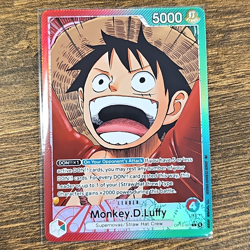 Bandai One Piece CCG Monkey.D.Luffy OP13-001 Leader Alt Art Foil EN - Image 1