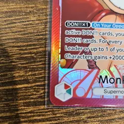 Bandai One Piece CCG Monkey.D.Luffy OP13-001 Leader Alt Art Foil EN - Image 5