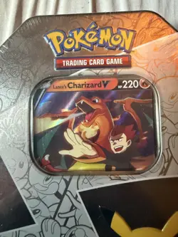 Pokemon TCG 25th Anniversary Celebrations Tin Lance's Charizard V New Sealed - Image 2
