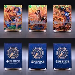 [3 CARD SET] Luffy Ace Sabo SEC OP13-118 ONE PIECE Card JPN Carrying on His Will - Image 1