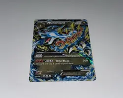 Mega M Charizard EX 69/106 Rare XY Flashfire Pokemon Holo Card NM - Image 3