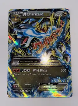 Mega M Charizard EX 69/106 Rare XY Flashfire Pokemon Holo Card NM - Image 4