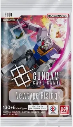 GUNDAM CARD GAME: Newtype Rising Booster Pack GD01 BANDAI English | New Sealed - Image 1