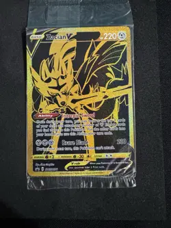Zacian V SWSH076 SWSH: Sword & Shield Promo Cards Holo SEALED - Image 1