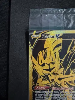 Zacian V SWSH076 SWSH: Sword & Shield Promo Cards Holo SEALED - Image 5