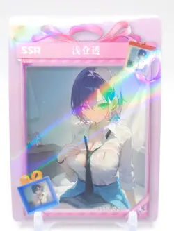 Delicate and Exquisite - Anime Waifu SSR Trading Card - Image 1