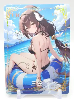 Delicate and Exquisite - Anime Waifu UR Trading Card - Image 1