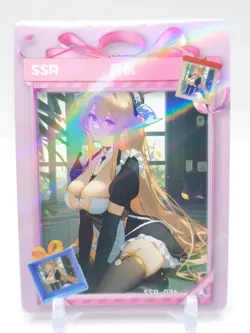 Delicate and Exquisite - Anime Waifu SSR Trading Card - Image 1