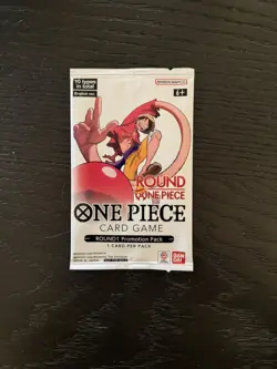 Round 1 One Piece Trading Card Game Promo (ENGLISH) IN HAND - 10 SEALED PACKS! - Image 3