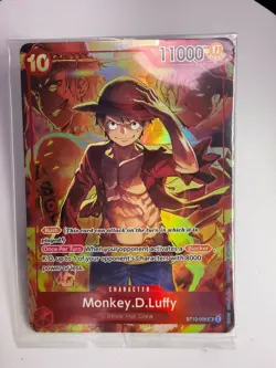 Monkey D. Luffy ST10-006 Alt Art SR Promo Sealed Pack Fresh One Piece Card - Image 1