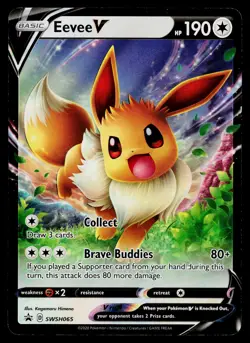 Eevee V SWSH065 SWSH: Sword & Shield Promo Cards Promo - Image 1