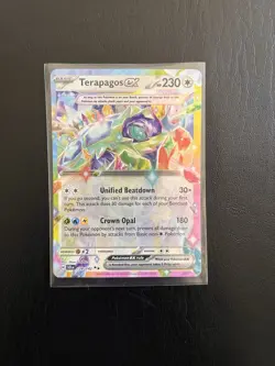 Pokemon TCG Terapagos EX Stellar Crown Ultra Rare Card 128/142 Scarlet & Violet - Image 1