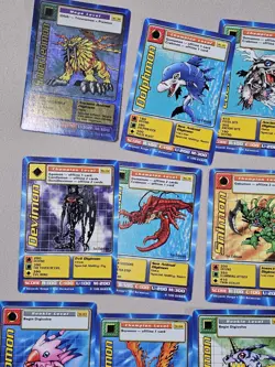 Original Digimon 1999 1st Editions Lot Of 54 Cards, 41 Digimon/ 13 Power Options - Image 2