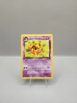 Dark Kadabra 39/82 1st Edition Team Rocket Non Holo Pokemon Card - Image 1