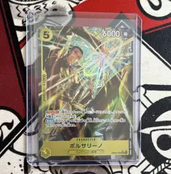 One Piece TCG Borsalino EB04-058 SR Alt Art Character Card JP 6000 - Image 1