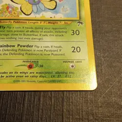 Butterfree 9/18 - NON-HOLO - Southern Islands - VINTAGE WOTC POKEMON CARD - MP - Image 4
