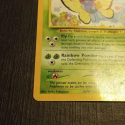 Butterfree 9/18 - NON-HOLO - Southern Islands - VINTAGE WOTC POKEMON CARD - MP - Image 5