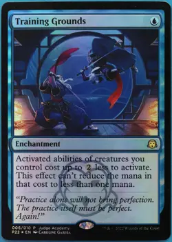 Training Grounds (Judge Promo) FOIL NM MTG MAGIC CARD (519366) ABUGames - Image 1