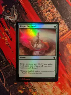 MTG Card : (1x) Shape the Sands (Dragons of Tarkir) FOIL - Image 1